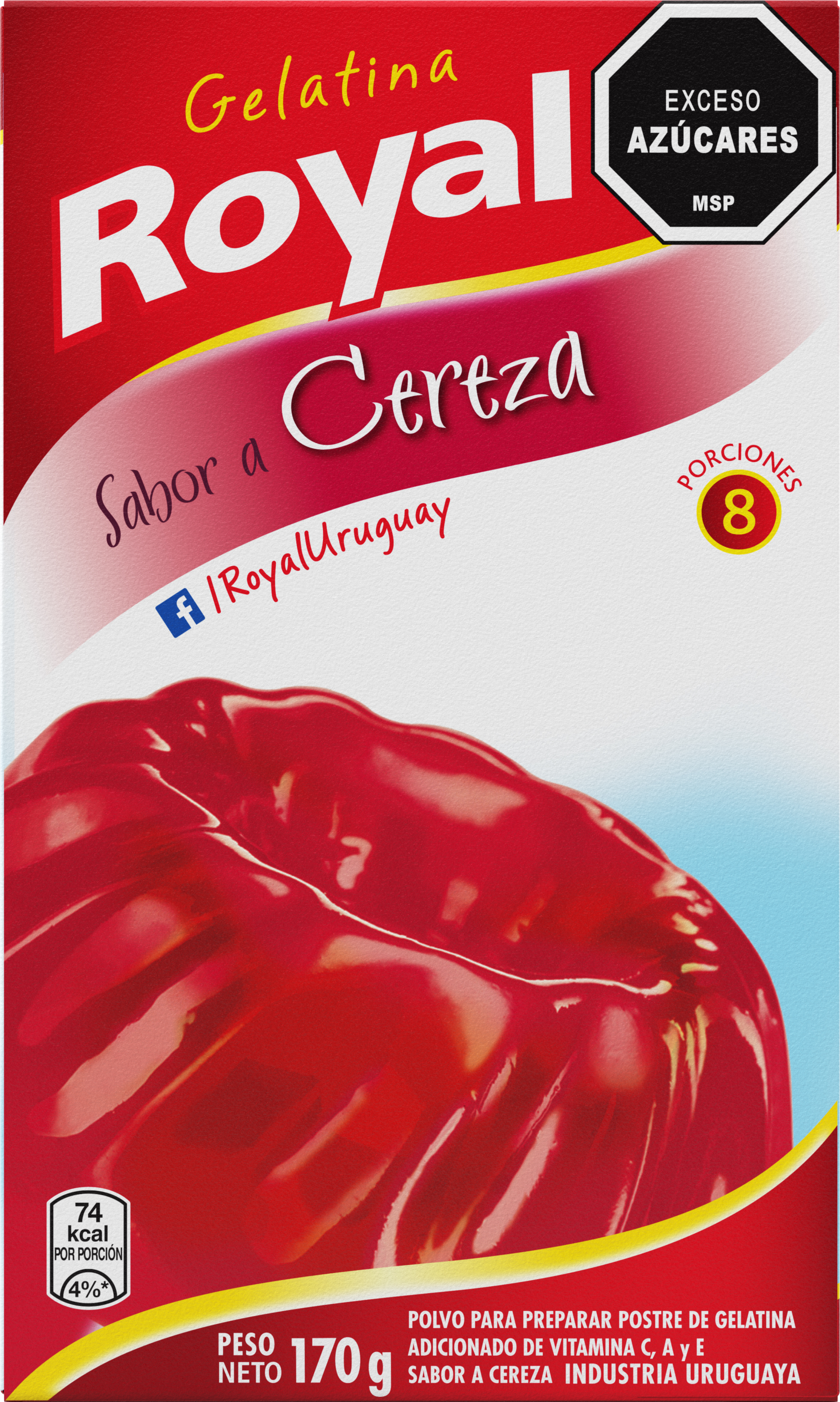 Gelatina Cereza - Nerilan Uruguay